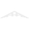 Ekena Millwork Pitch Vienna Architectural Grade PVC Gable Pediment, 48"W x 12"H x 1"P (6/12) GPP048X012X100VIE - alternate 3